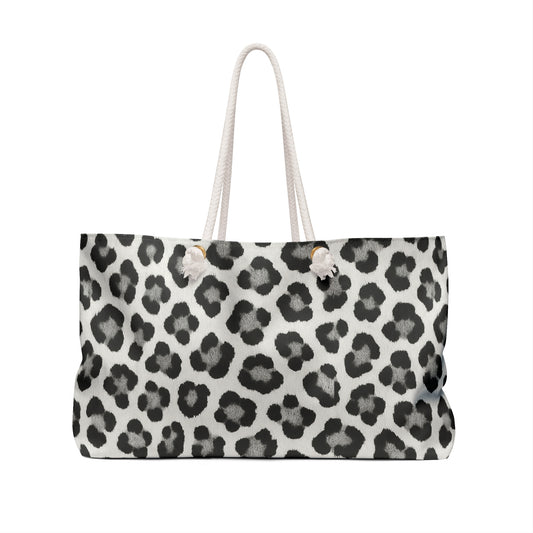 Sow Leopard Print Weekender Bag – Stylish Animal Print Travel Tote