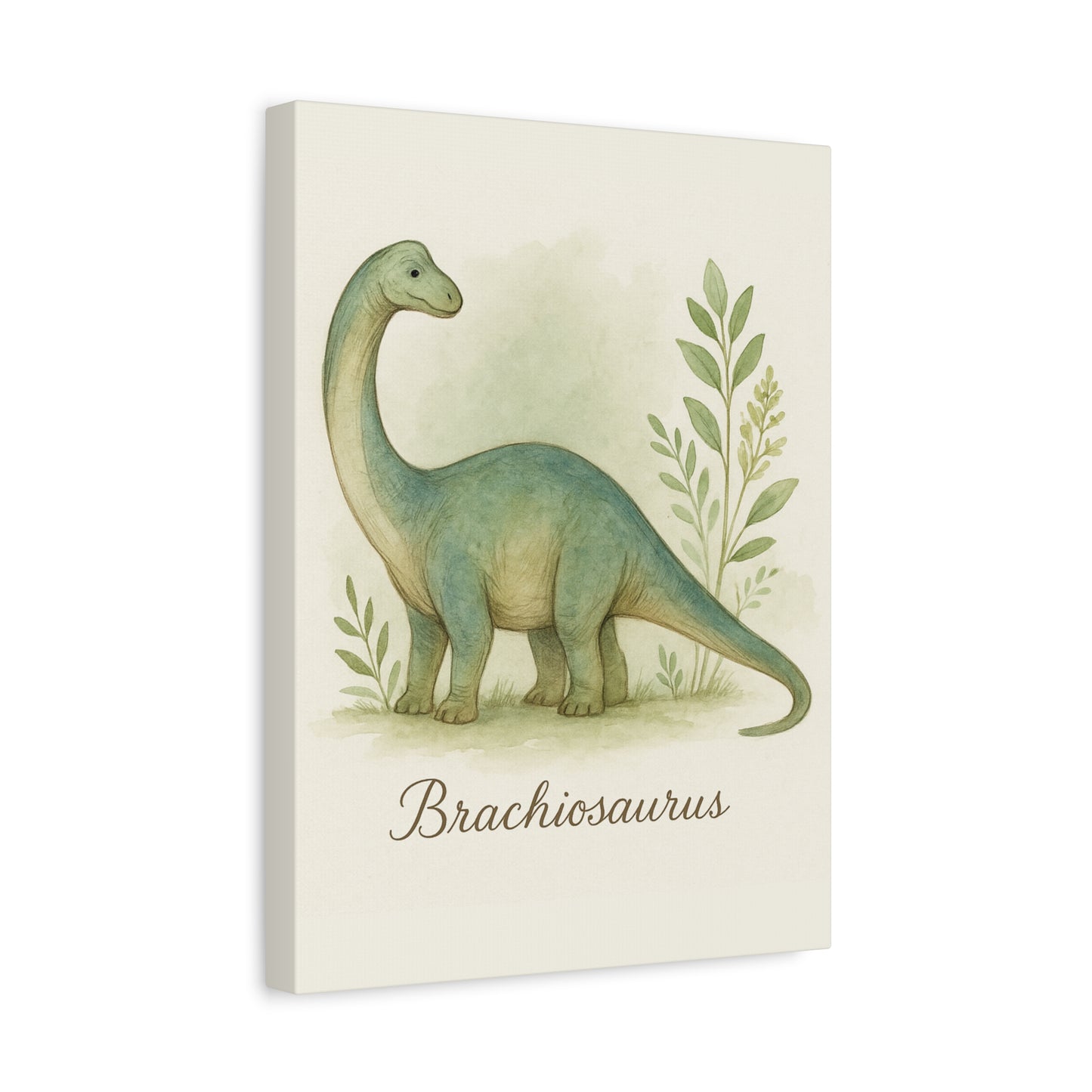 Brontosaurus Jungle Canvas