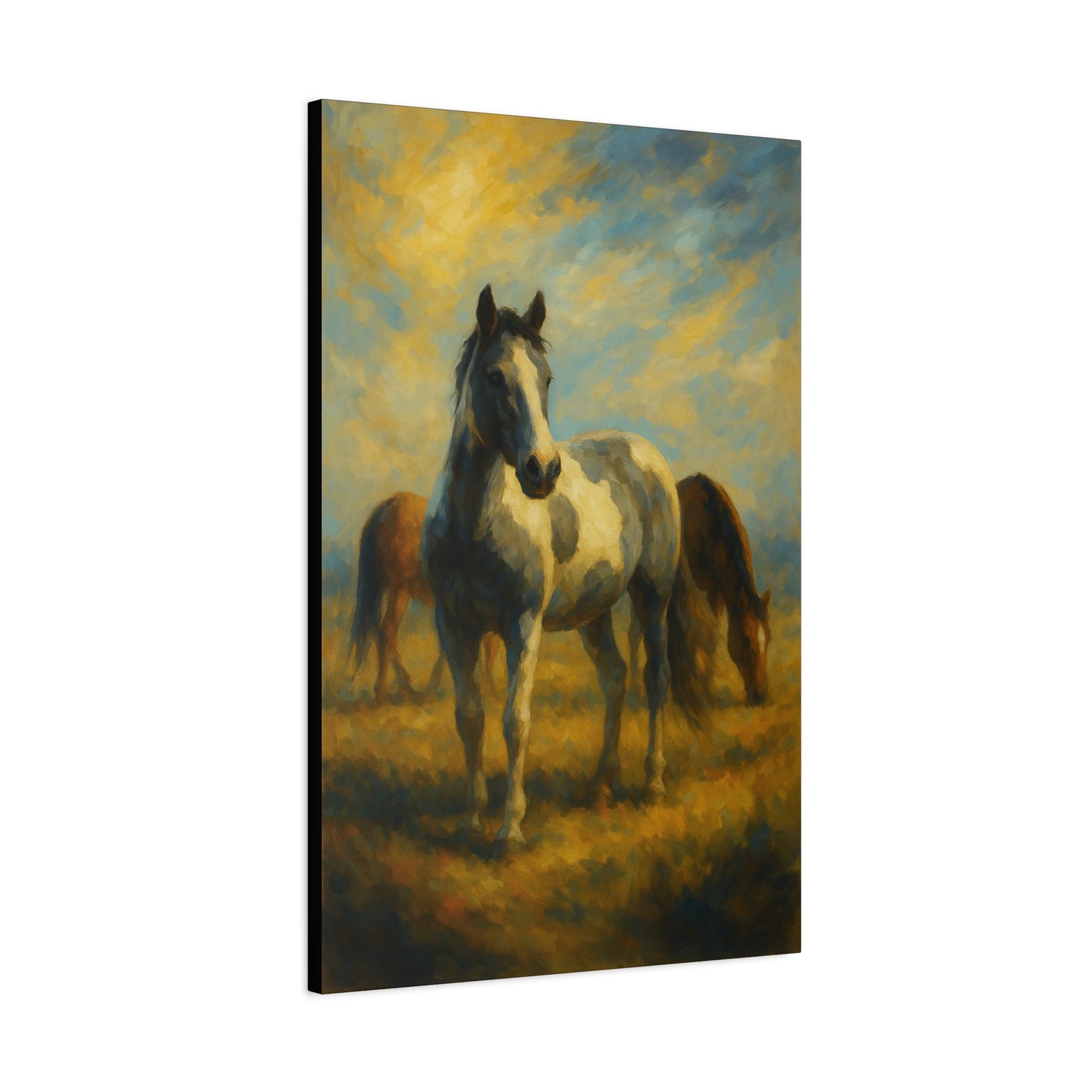 Lienzo "Caballo Pastoril" — Arte de Pared Mate Estirado