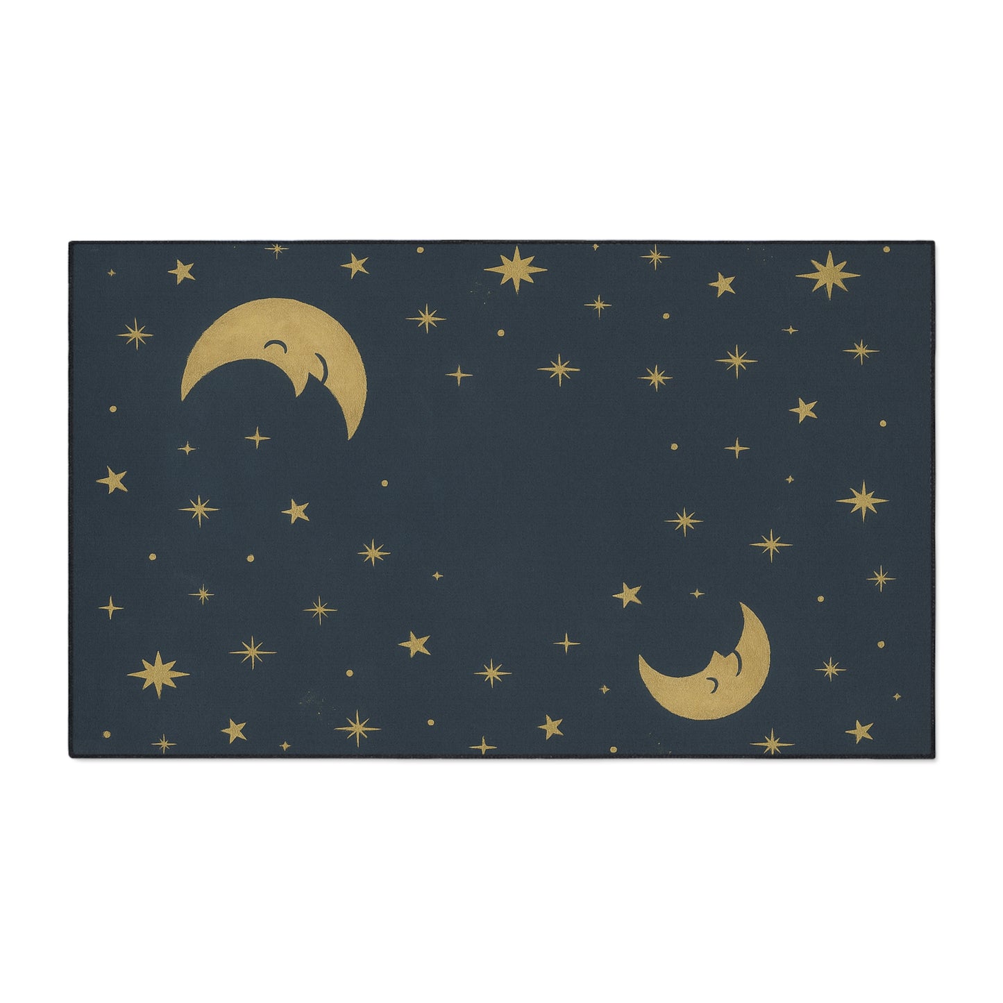 Felpudo resistente To the Moon & Stars — Felpudo de cielo nocturno para entrada, dormitorio o cuarto del bebé