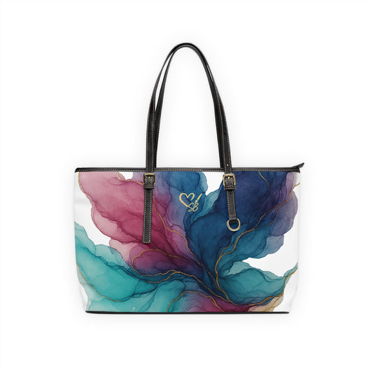 Heather Floral Artisan PU Leather Shoulder Bag — 2025 Wearable Art