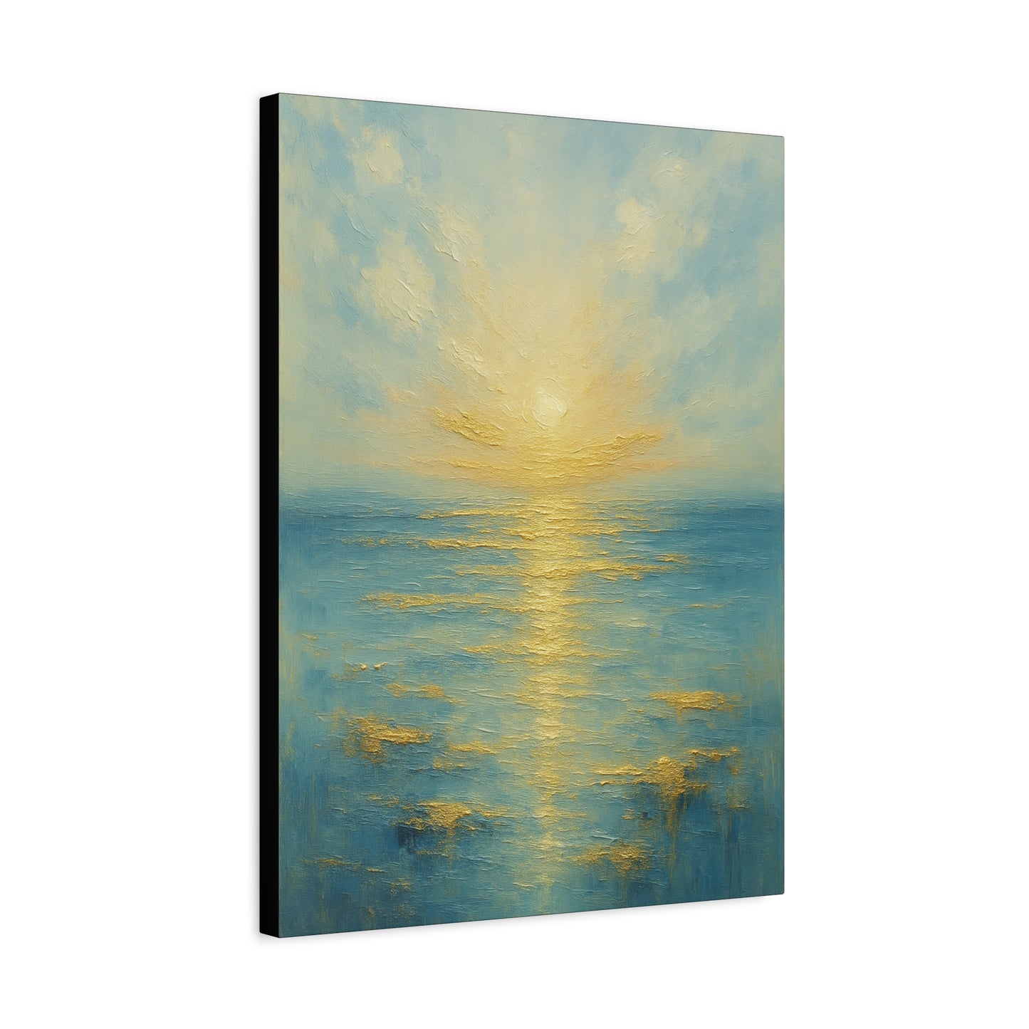 Golden Dawn- Gold Coast Abstract Collection-Fine Art Canvas Print