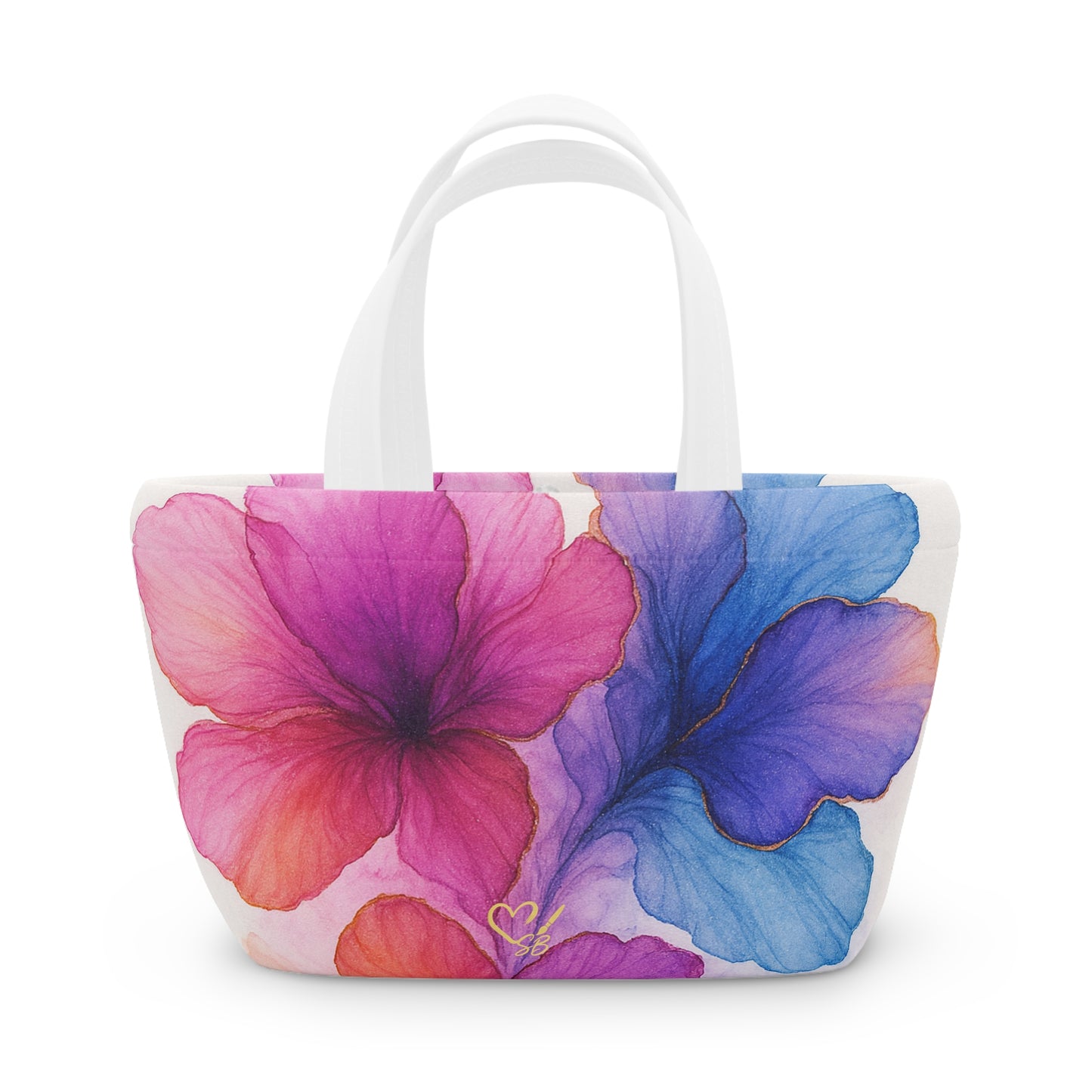 Springtime-Artistic Collection-Stylish Artistic Floral Lunch Bag – Insulated Tote for Work, School, Picnics, Eco-Friendly Gift, Trendy Storage Solution