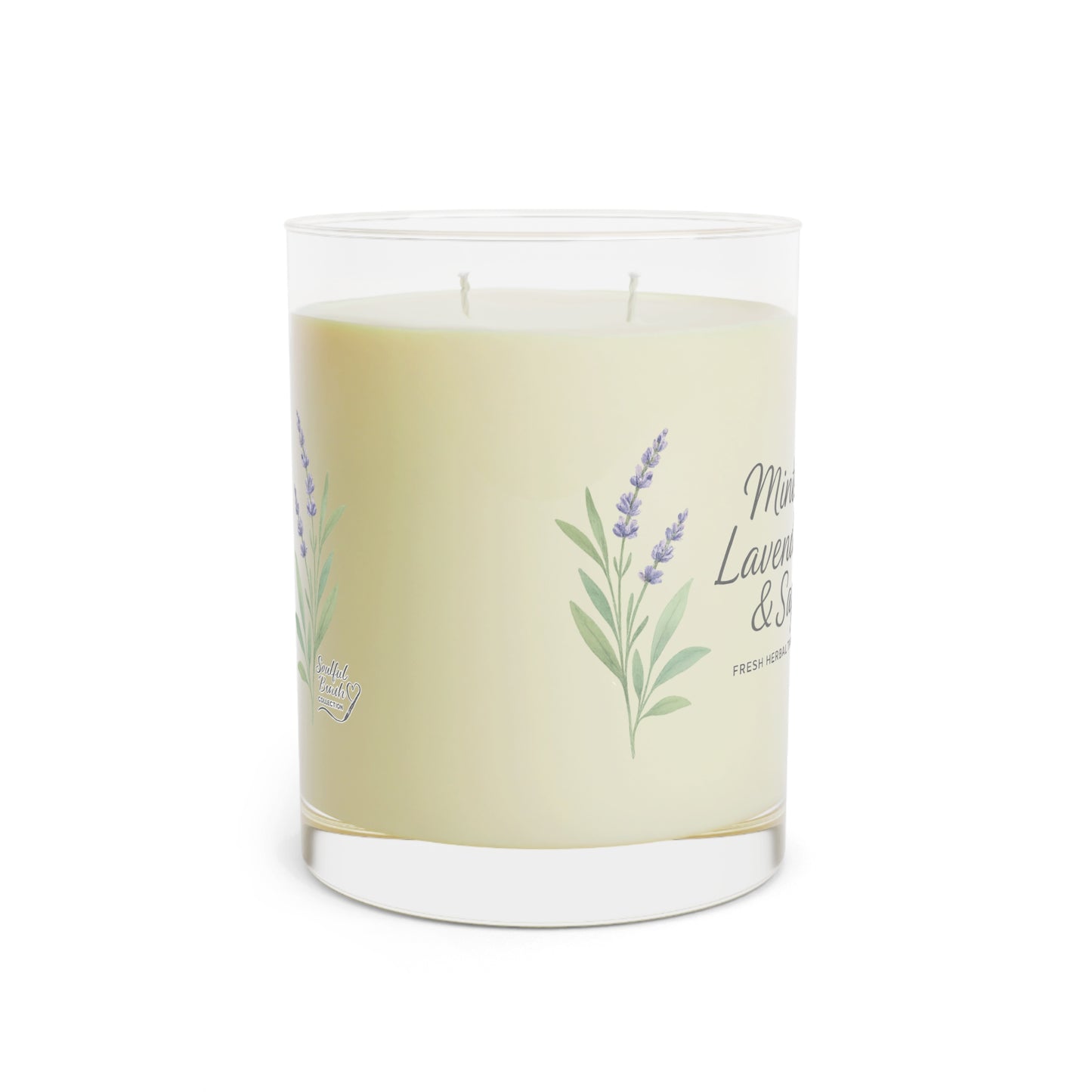 Soulful-3 Aromas Frescos, Vela Aromática – Frasco de Vidrio de 11oz