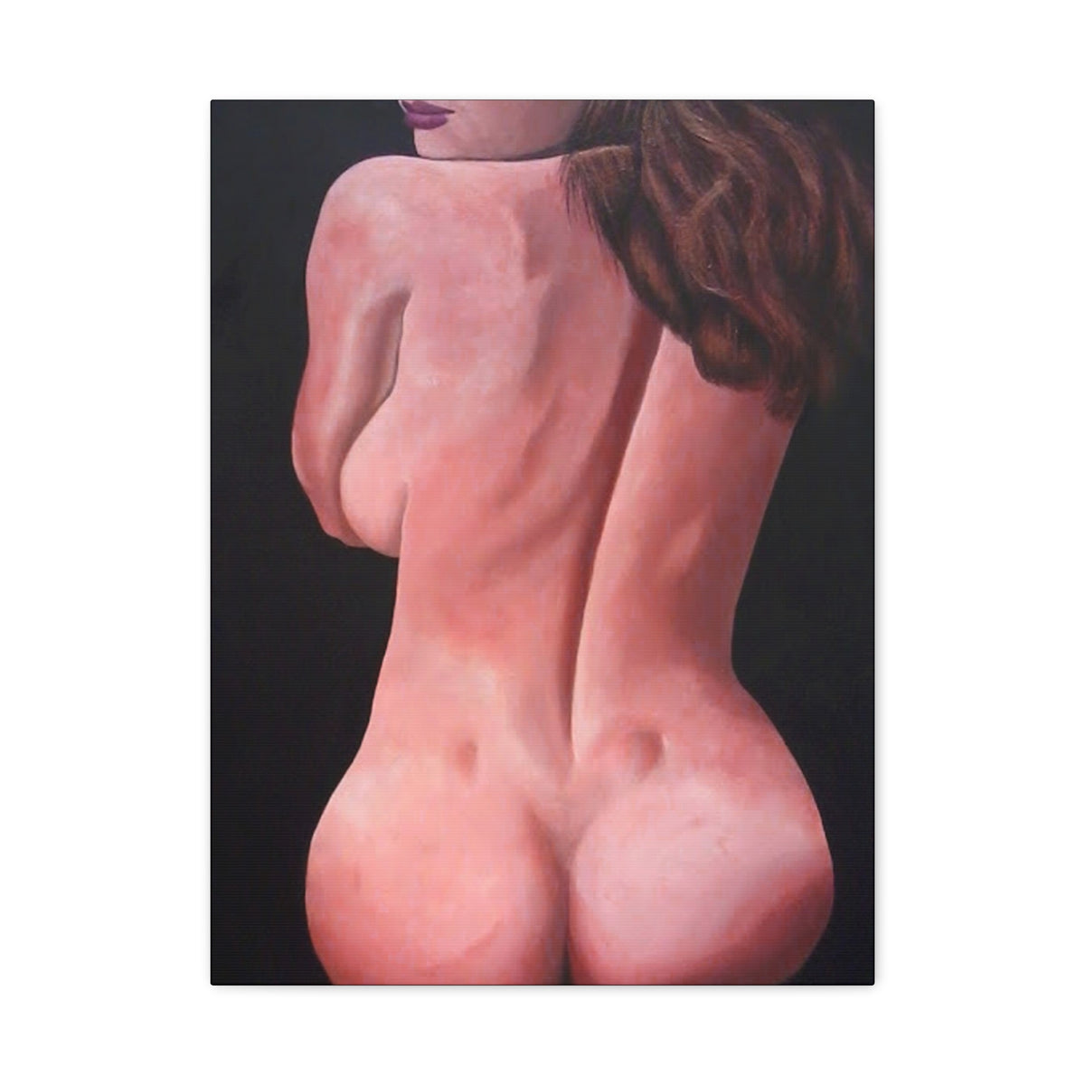 Cuerpo y Alma - Lámina artística en lienzo - Impresión abstracta femenina