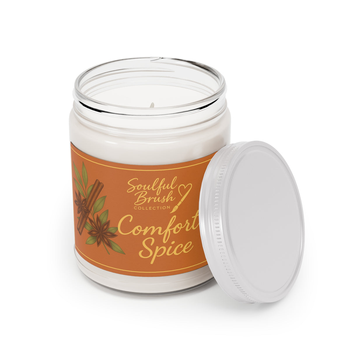 Vela de soja Soulful Brush — 7 aromas embriagadores en frasco de 9oz (Colección Soulful Brush)