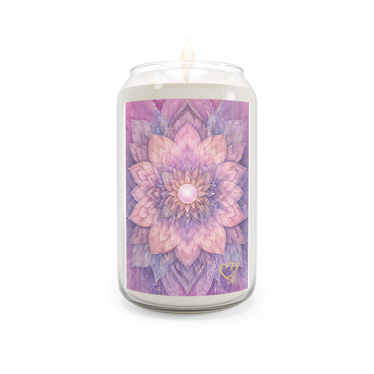 Lavender Lotus Soy Candle — 13.75oz Scented Jar
