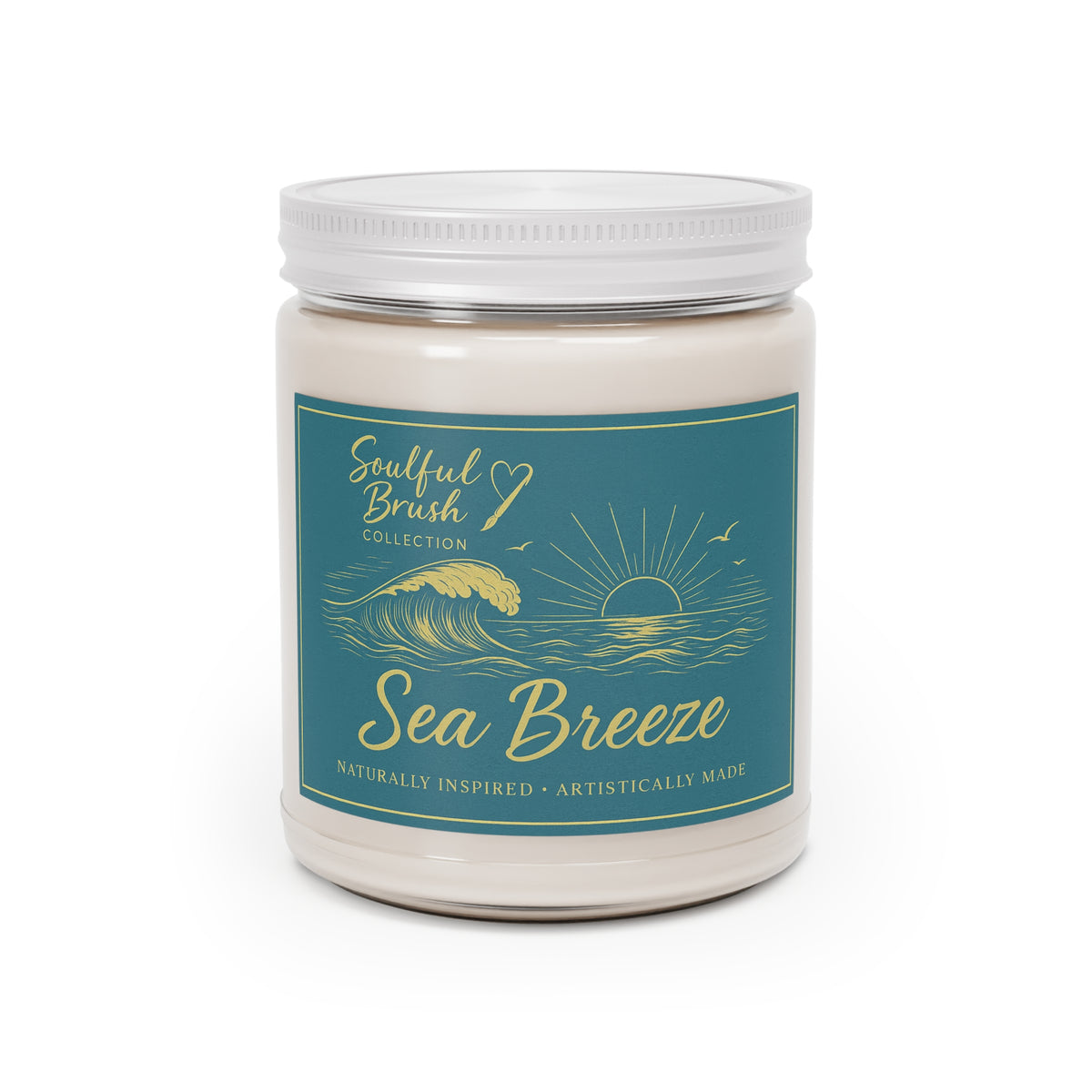 Vela de soja Soulful Brush — 7 aromas embriagadores en frasco de 9oz (Colección Soulful Brush)