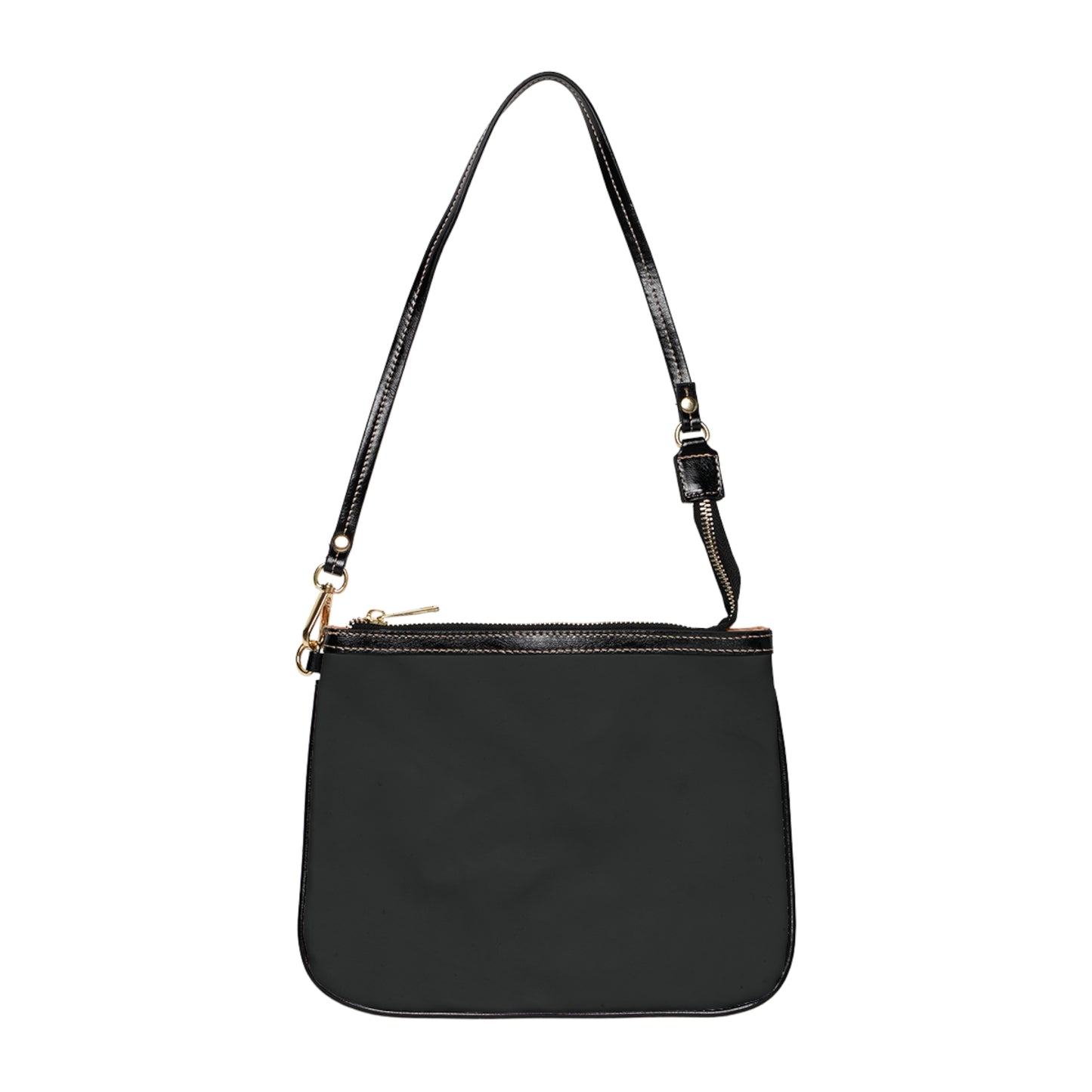 Relic Bloom Small Shoulder Bag — Elegant Black & White Floral Damask Crossbody