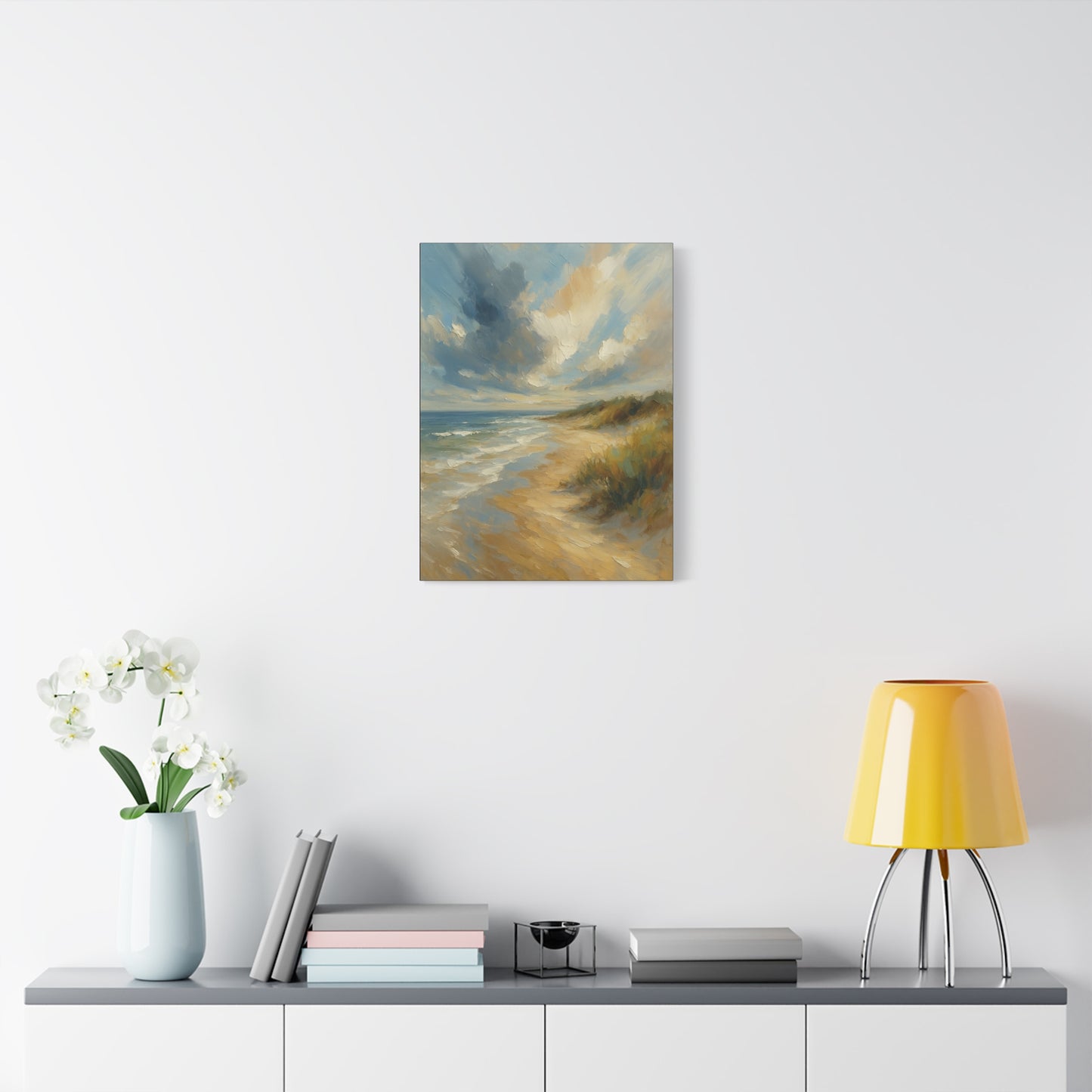 Lienzo de pared mate Dunas Costeras — Cuadro de paisaje de playa