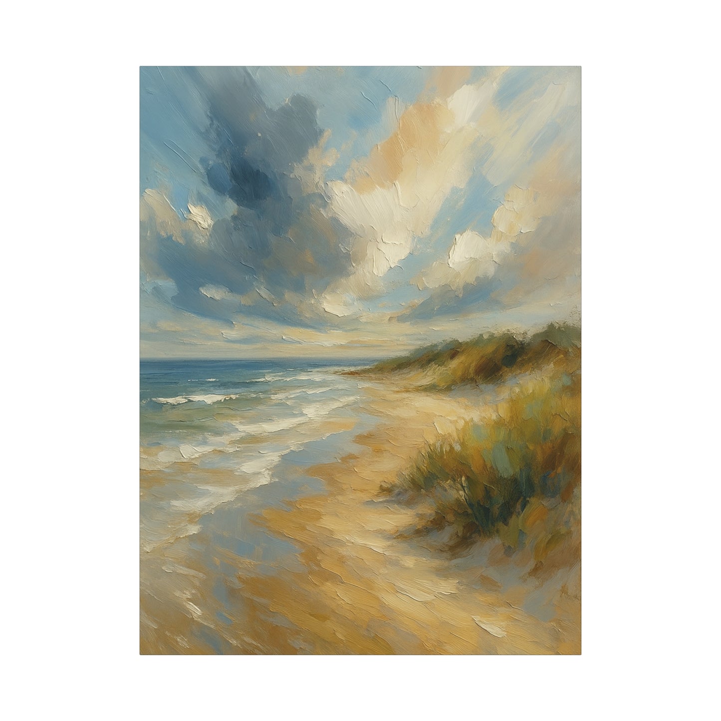 Lienzo de pared mate Dunas Costeras — Cuadro de paisaje de playa