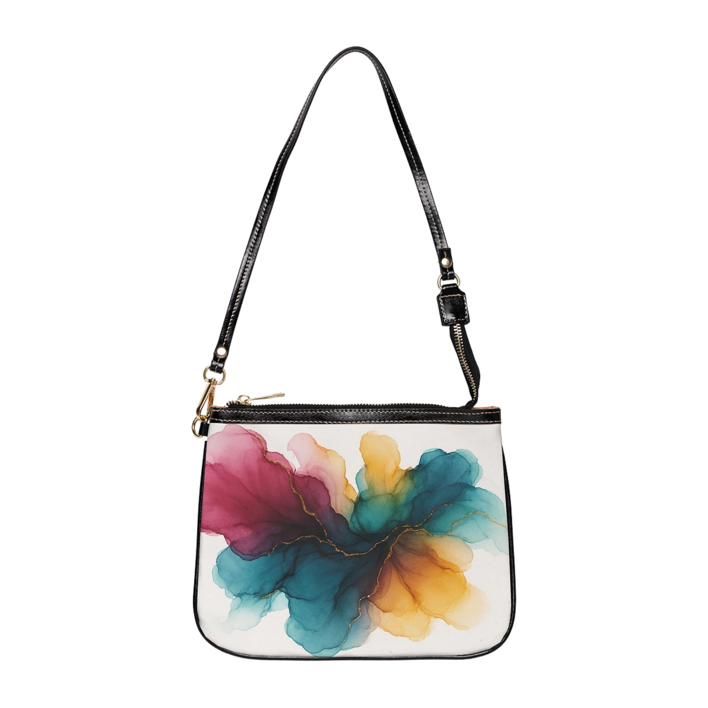 Colección Brittany Rose-2025 Artisan Luxe - Bolso de hombro pequeño - Bandolera floral abstracta colorida
