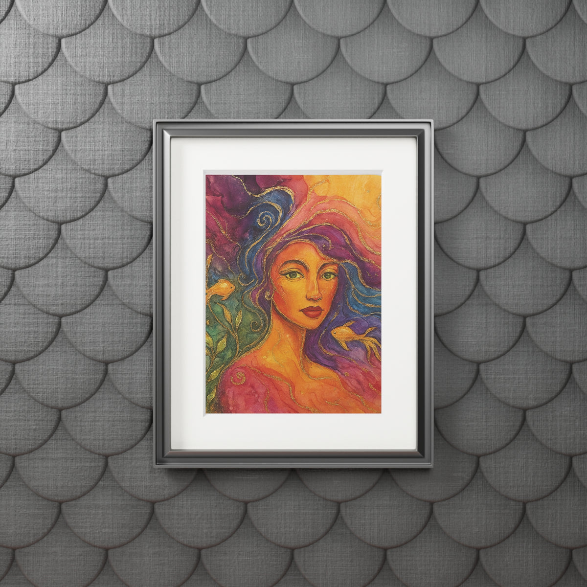 Graceful Lady-Fine Art Prints -  Acrylic Ink