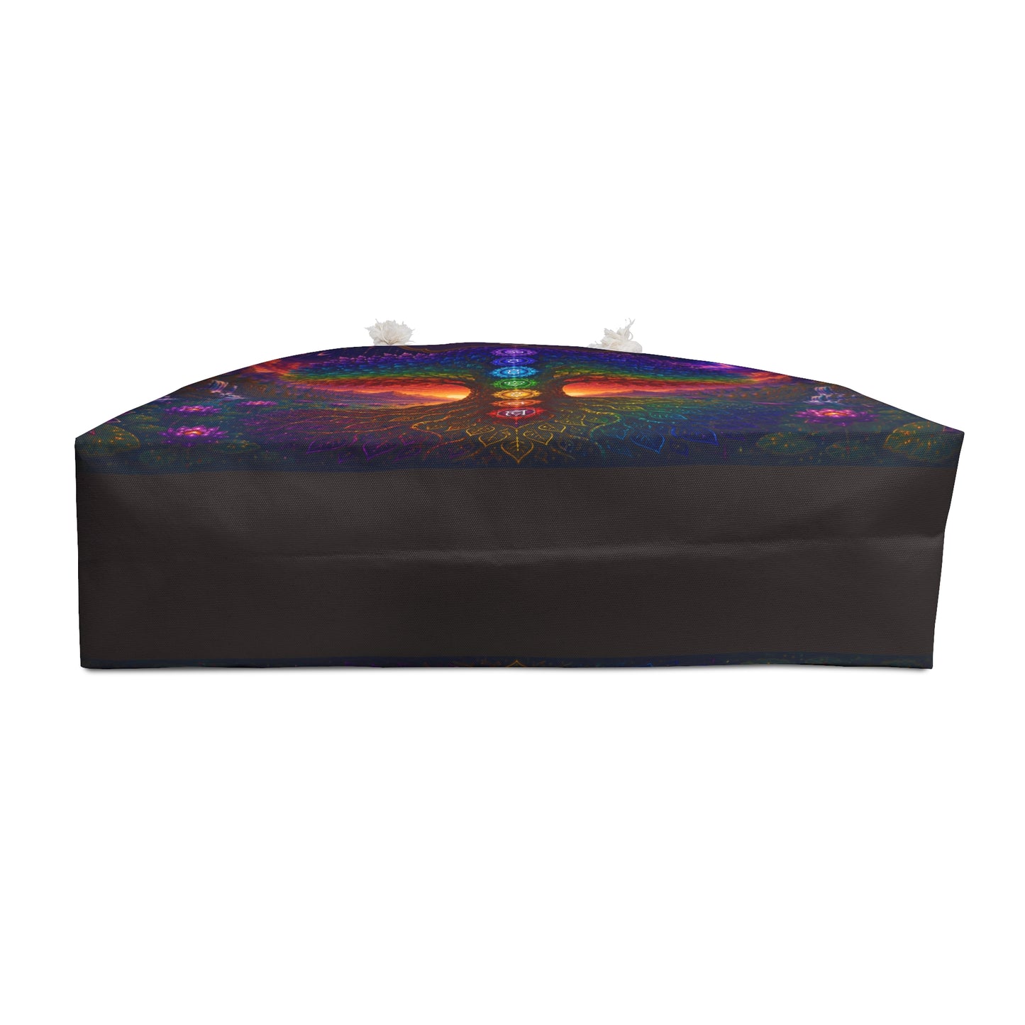Chakra Tree of Life -Weekender Bag — Psychedelic Rainbow Yoga Travel Tote