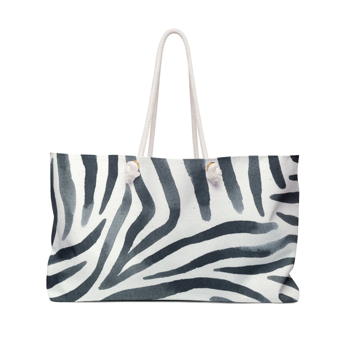 Bolso de Viaje Weekender con Estampado de Cebra para Viajes y Ocio