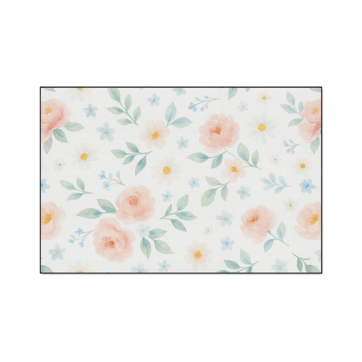 Alfombra de juego para guardería Woodland Friends — Estilo rústico moderno - Rosas