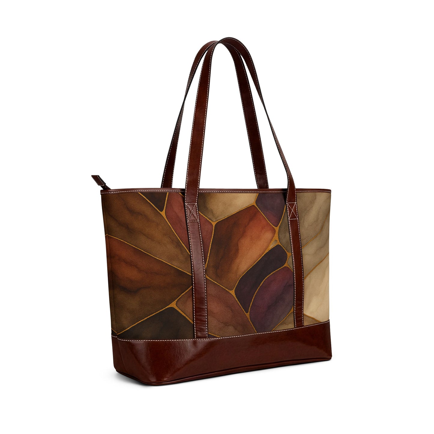 Viviean -PU Leather Tote Handbag