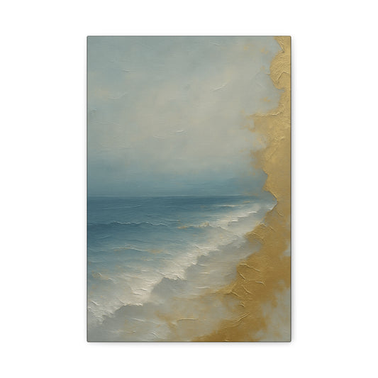 Gold Coast- Coastal Abstract Collection-Fine Art Canvas Print