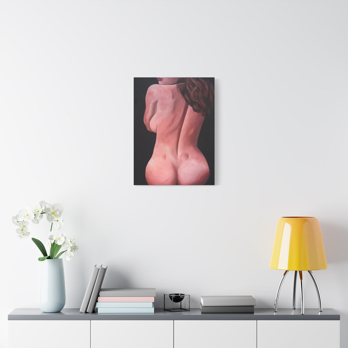 Cuerpo y Alma - Lámina artística en lienzo - Impresión abstracta femenina