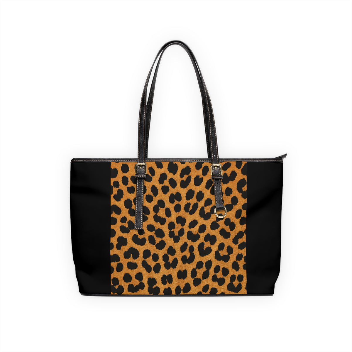 Leopard Print PU Leather Shoulder Bag – Chic Animal Print Tote for Everyday Wear