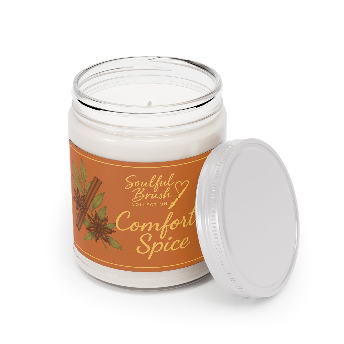 Vela de soja Soulful Brush — 7 aromas embriagadores en frasco de 9oz (Colección Soulful Brush)