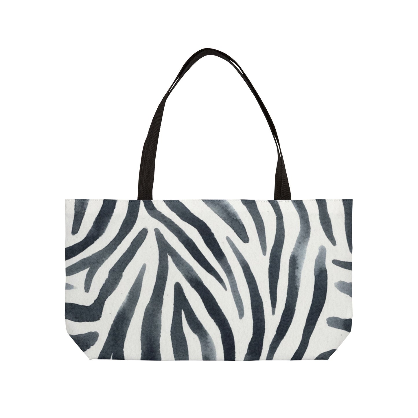 Bolso de fin de semana con estampado de cebra para viajes y uso diario