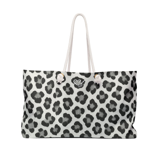Sow Leopard Print Weekender Bag – Stylish Animal Print Travel Tote
