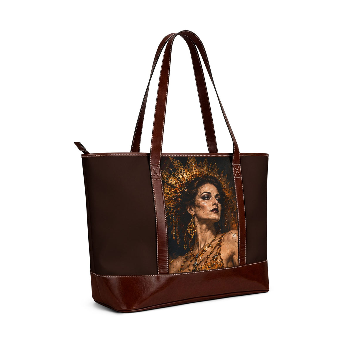 Guided Queen-Gothic Victorian Woman Portrait Handbag