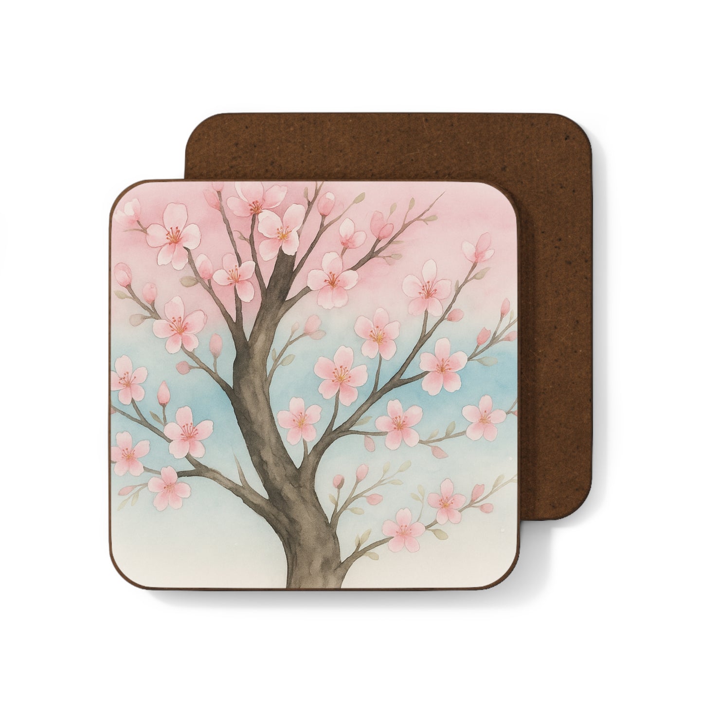 Posavasos de flor de cerezo — Posavasos rígido de sakura rosa