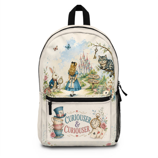 Alice in Wonderland "Curiouser & Curiouser" Backpack