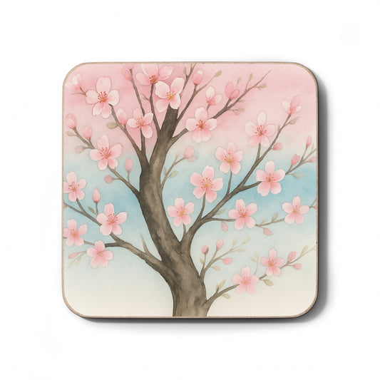 Posavasos de flor de cerezo — Posavasos rígido de sakura rosa