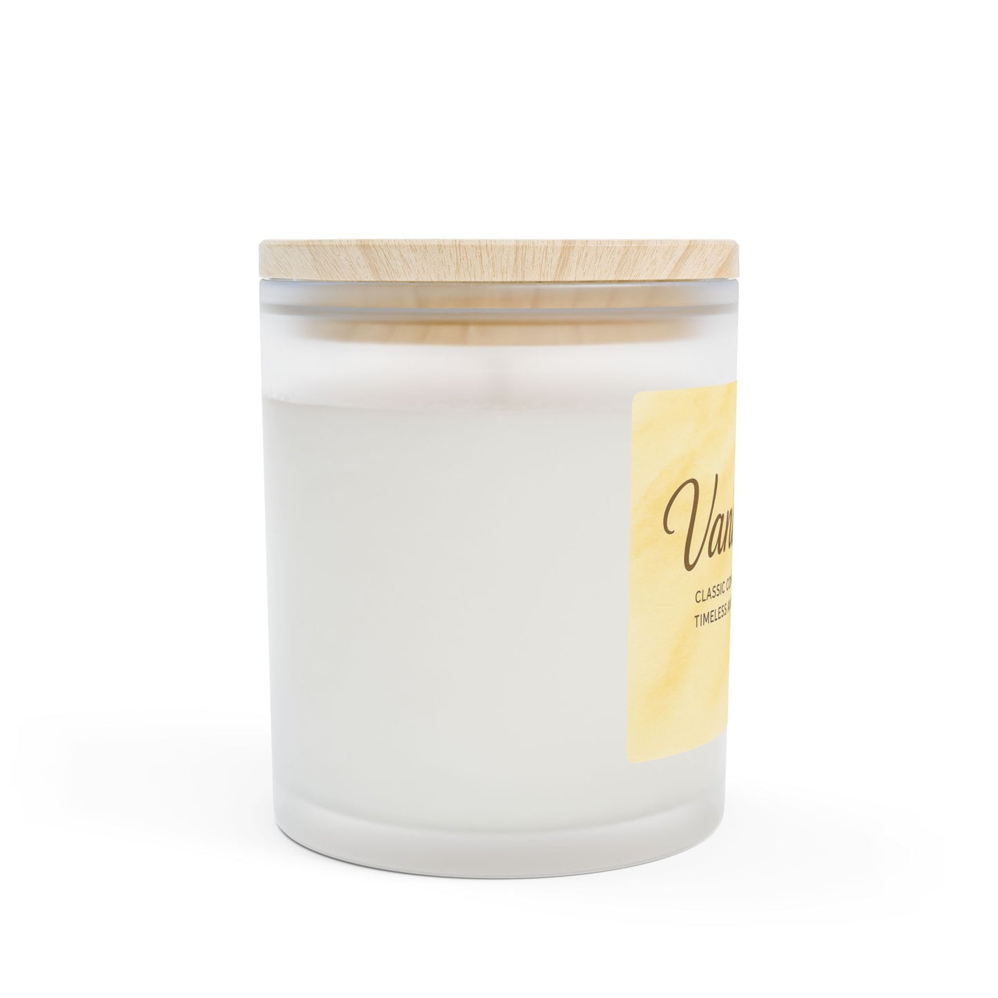 Colección Soulful - 9 maravillosas velas aromáticas — Frasco de vidrio esmerilado de 11 oz con tapa de madera