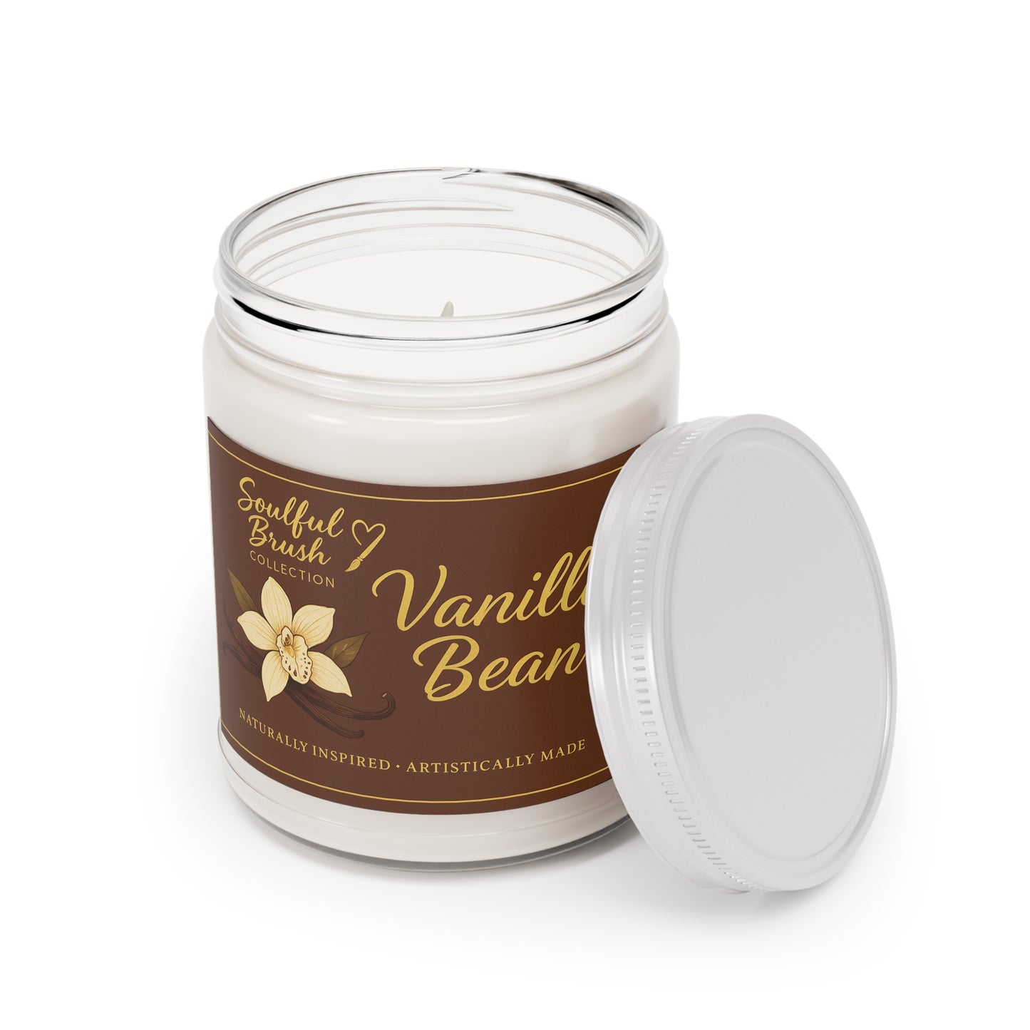 Vela de soja Soulful Brush — 7 aromas embriagadores en frasco de 9oz (Colección Soulful Brush)