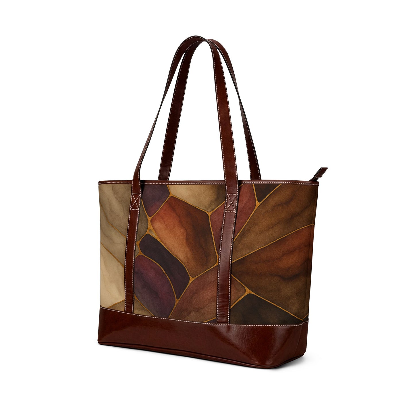 Viviean -PU Leather Tote Handbag