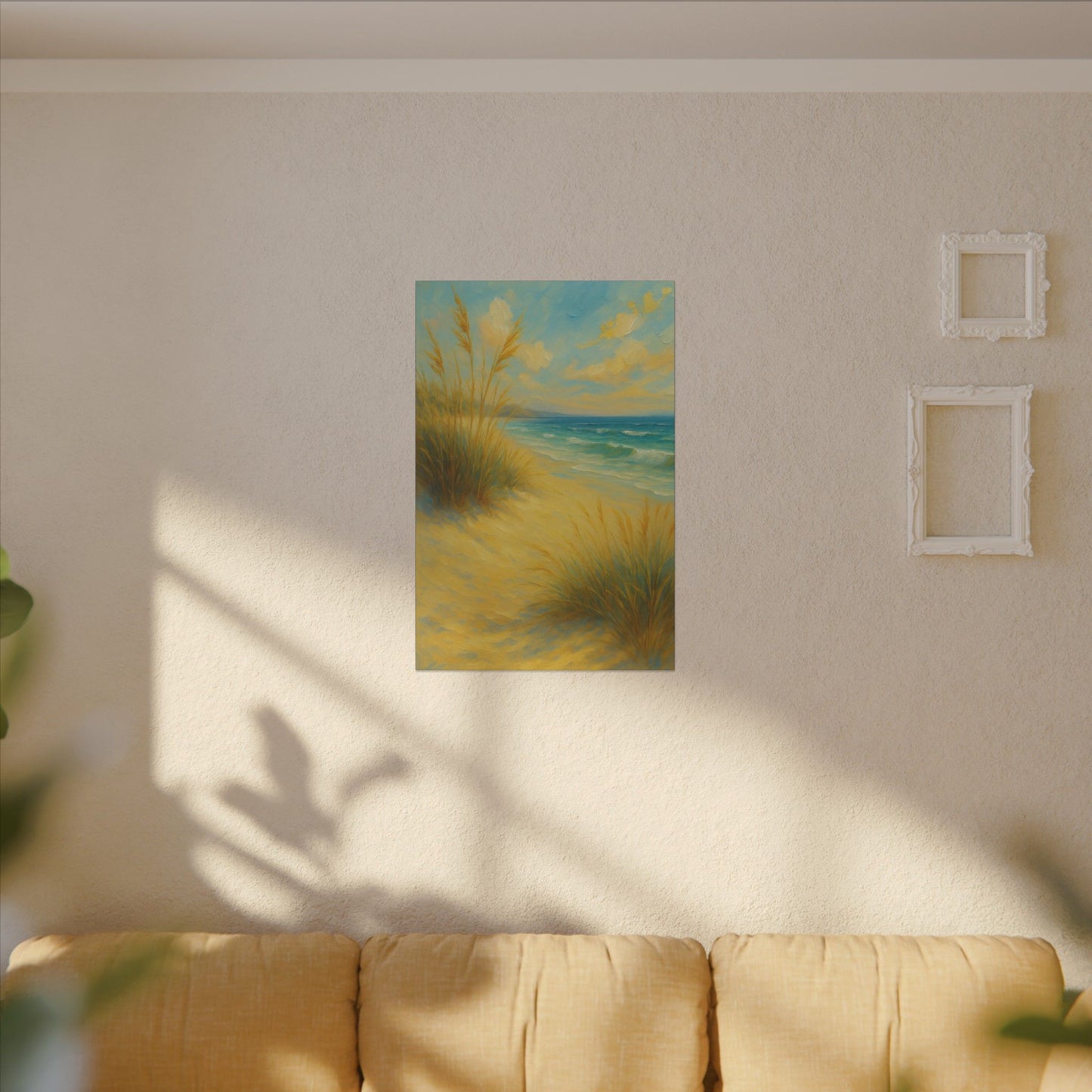 Lienzo de pared Dunas Costeras — Cuadro de paisaje de playa tranquila