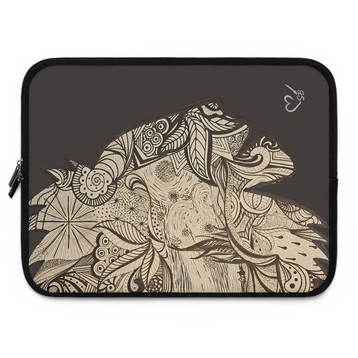 Artistic Laptop Sleeve, Stylish Tech Accessory, Gift for Students, Unique Design, Eco-Friendly Computer Case, Trendy Sleeve for Laptops