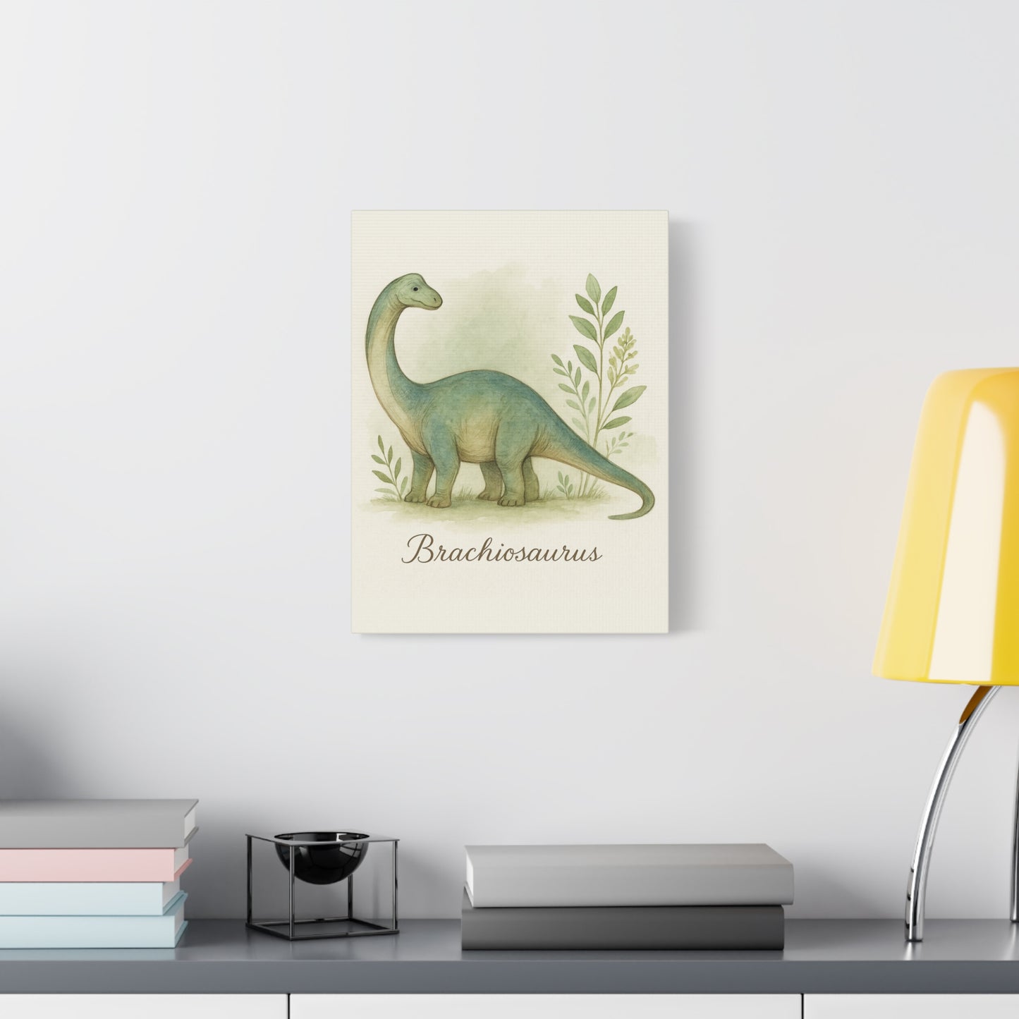 Brontosaurus Jungle Canvas