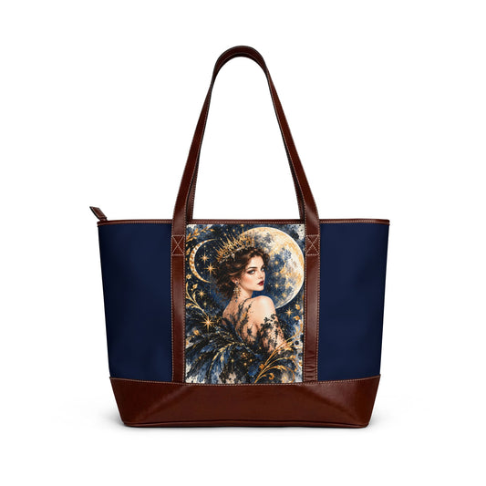 Queen of the night-Night at the Opera-Tote Bag — Artistic Woman Portrait Handbag