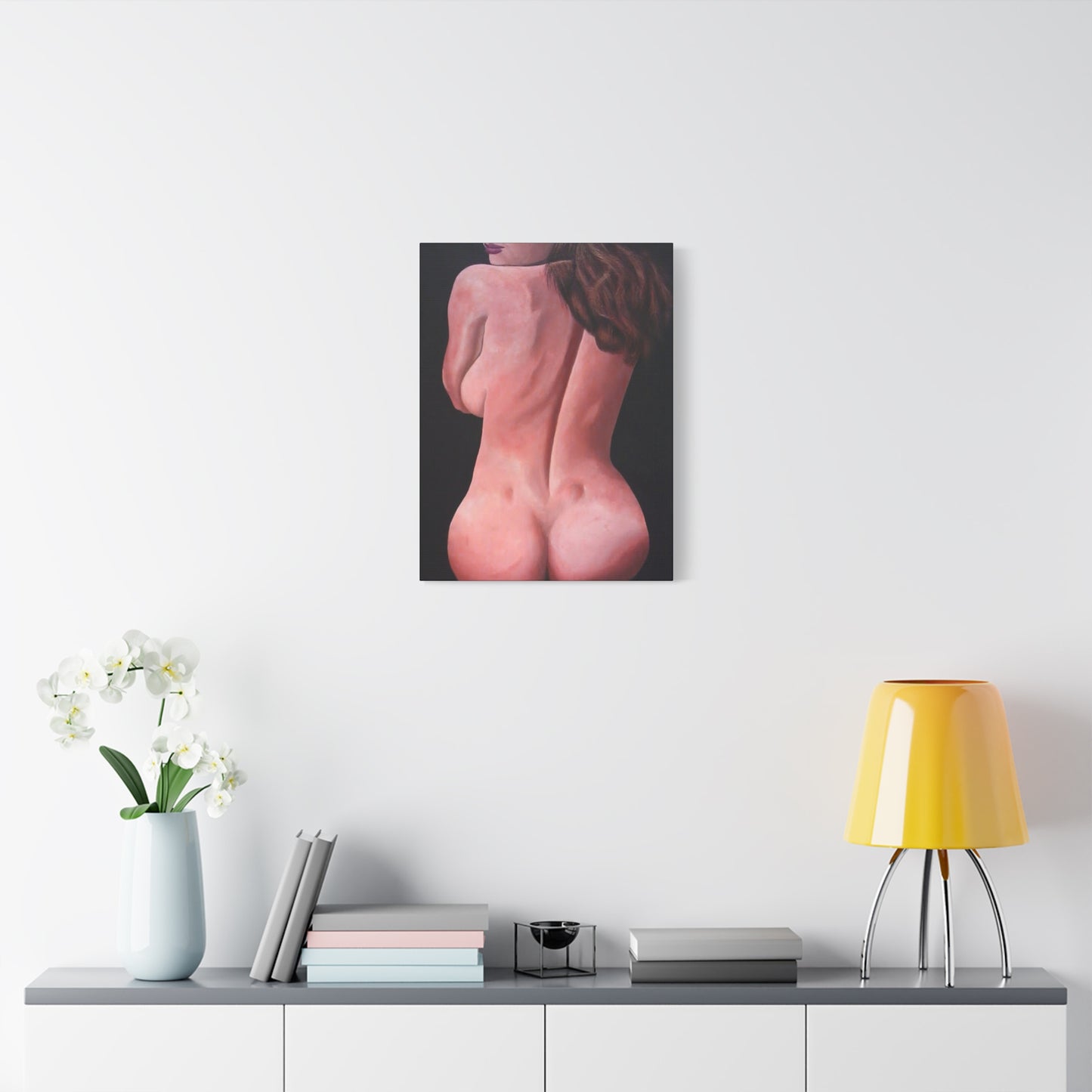 Body and Soul-Fine Art Canvas Print - Female Abstract Print