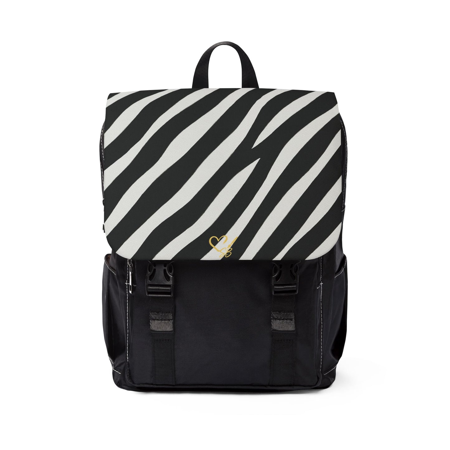 Zebra Print Casual Backpack