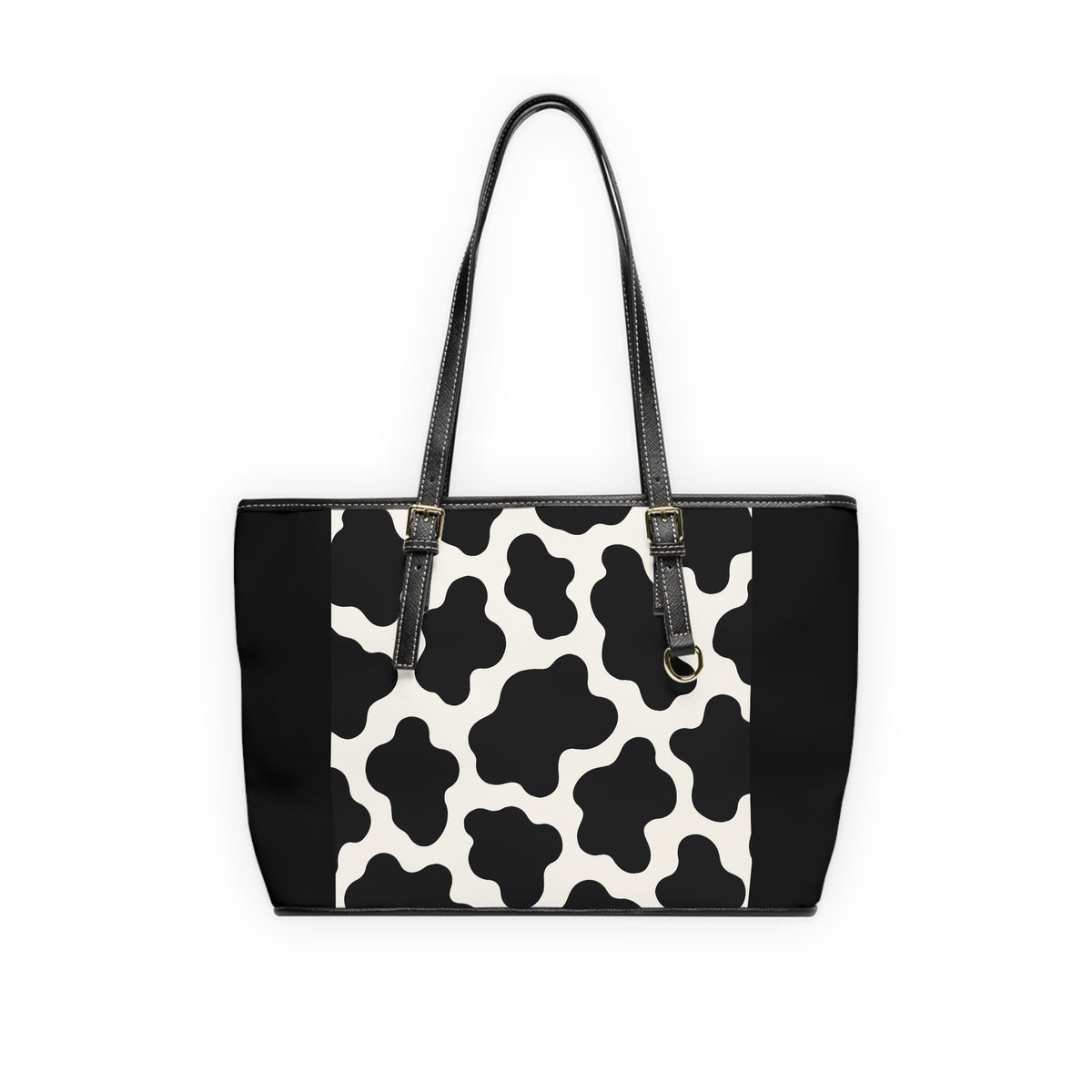 Cow Print (small)-PU Leather Shoulder Bag
