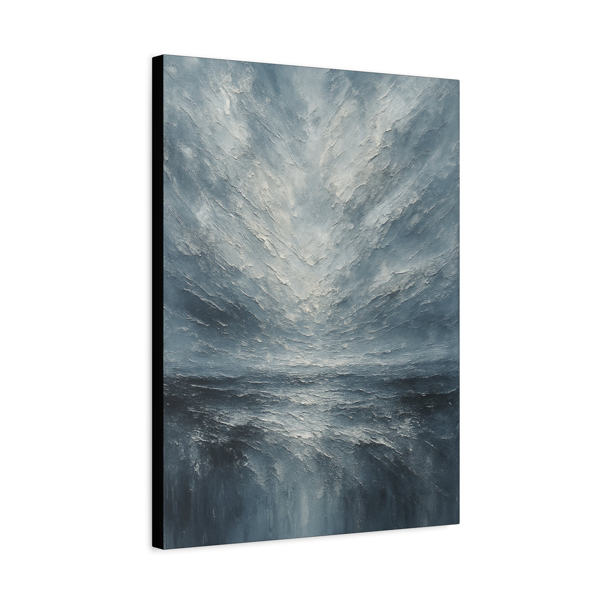 Ártico tormentoso - Colección de paisajes abstractos - Lienzo de bellas artes