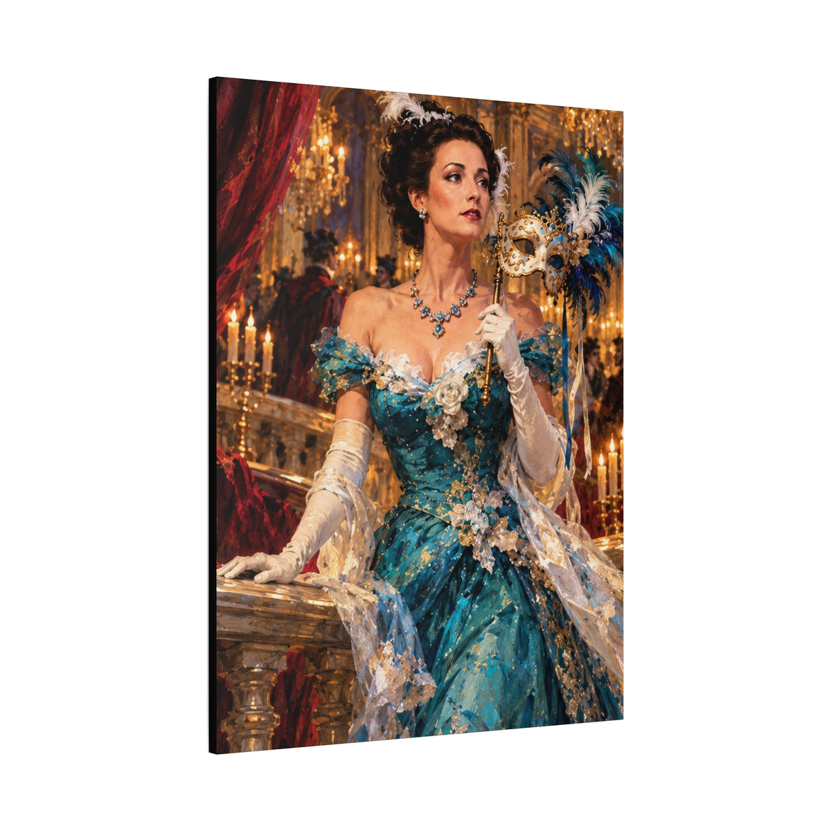 Victorian Masquerade Ball Canvas Wall Art