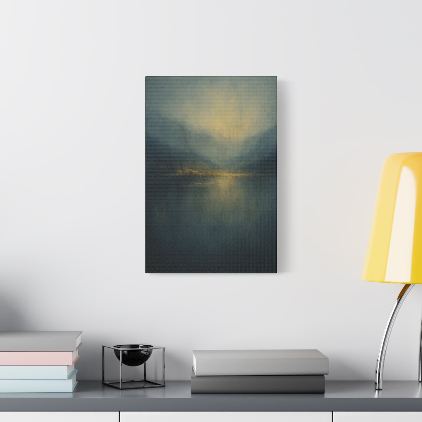 Misty Mountian Sunset-  Abstract landscape Collection-Fine Art Canvas Print