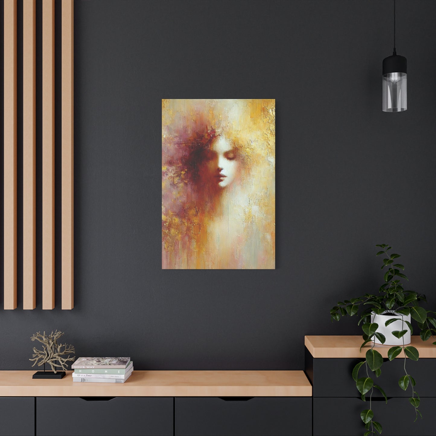 Dissolve Into Light — Fine Art Canvas Print — Female Abstract Print — Calming and Modern Artwork