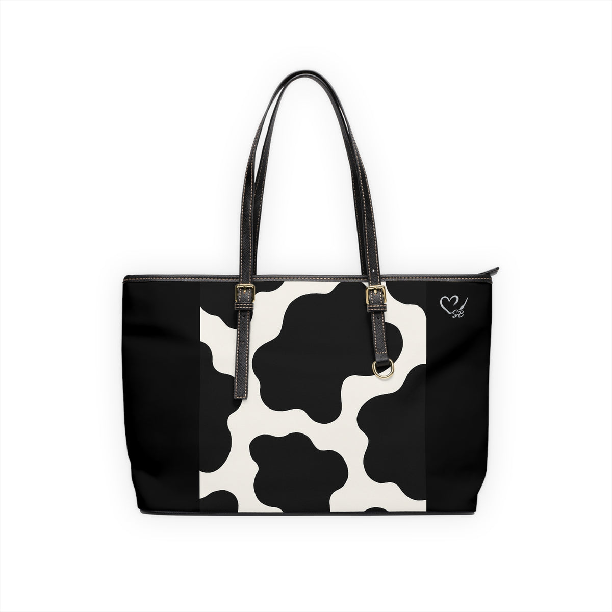 Cow Print (large) -PU Leather Shoulder Bag