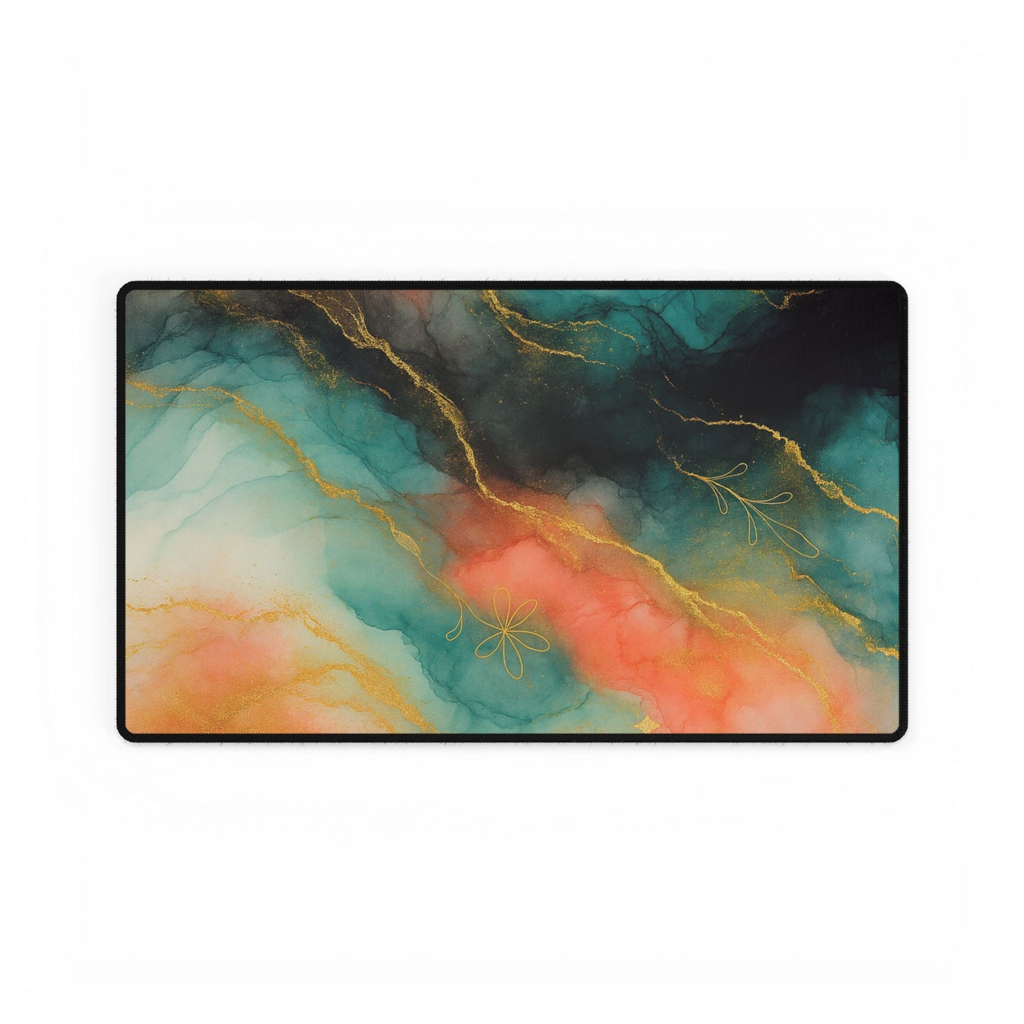 Fairy Garden- Abstract Collection-Elegant Abstract Desk Mat - Stylish Workspace Accessory