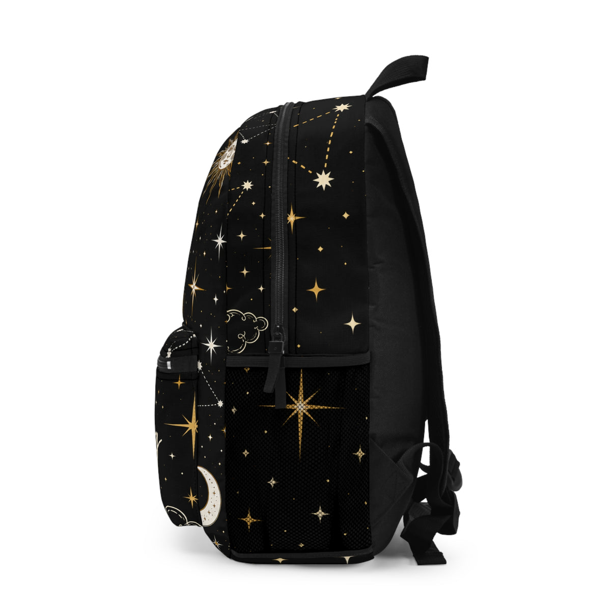 Dream Big Moon Backpack Dark Bag— Celestial Stars 'Dream Big Shine Bright' School Bag