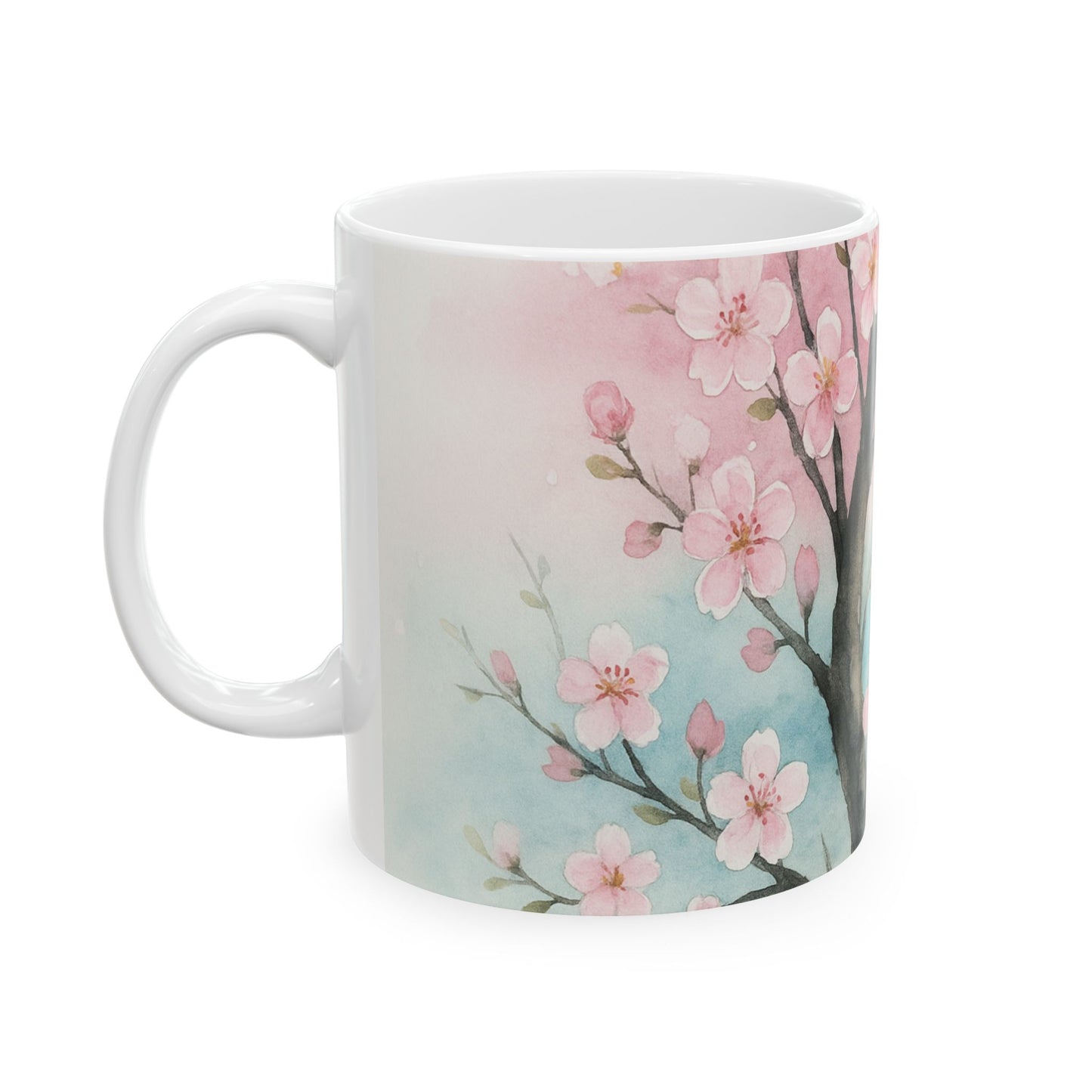Blossom Breeze — Echoes of the Masters Collection — Floral Ceramic Mug (11oz)