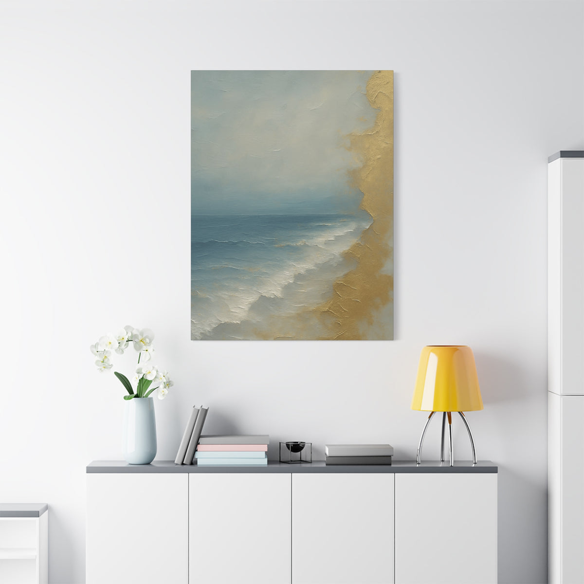 Gold Coast- Coastal Abstract Collection-Fine Art Canvas Print